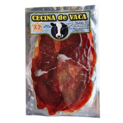 Cecina bovina em fatias