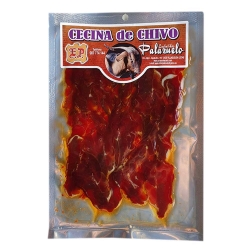Cecina de cabrito em fatias