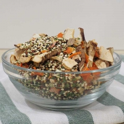 Dreifarbige Quinoa mit...